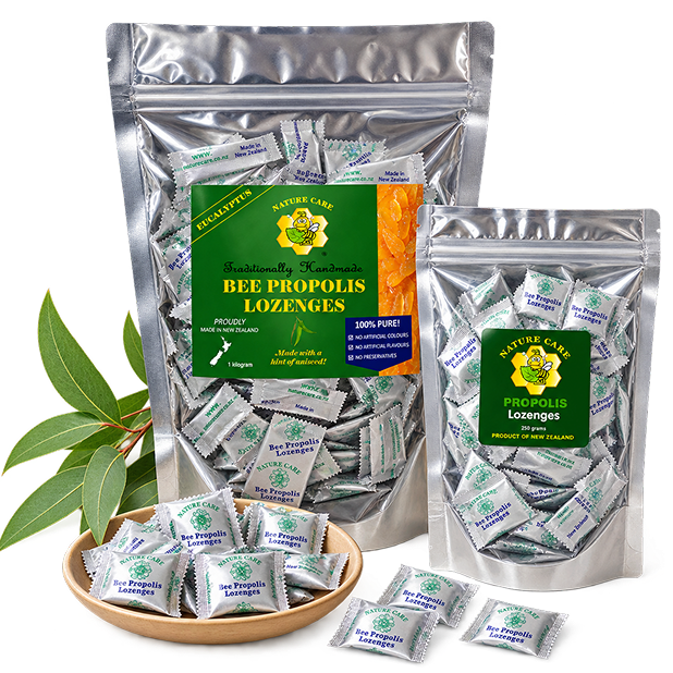 Eucalyptus Bee Propolis Lozenges pack