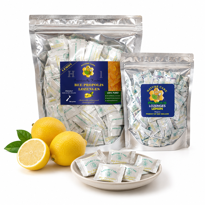 Lemon Bee Propolis Lozenges pack